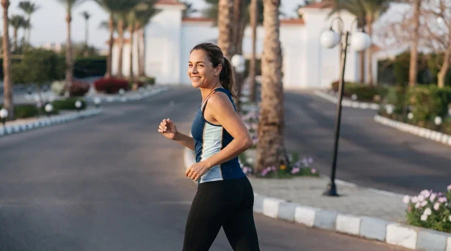 Girl running